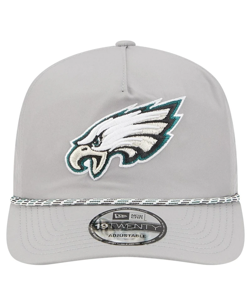New Era Men's Silver Philadelphia Eagles Rope 19TWENTY Hat
