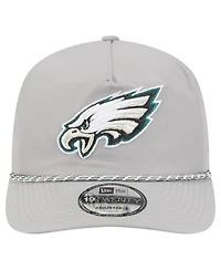 New Era Men's Silver Philadelphia Eagles Rope 19TWENTY Hat
