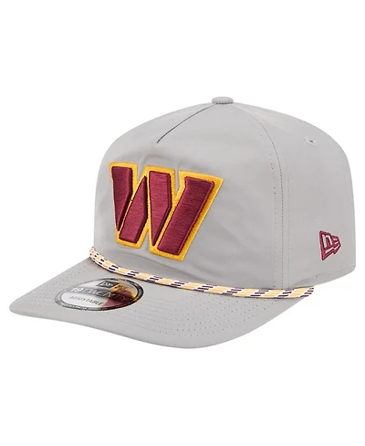 New Era Men's Gray Washington Commanders Rope 19TWENTY Hat