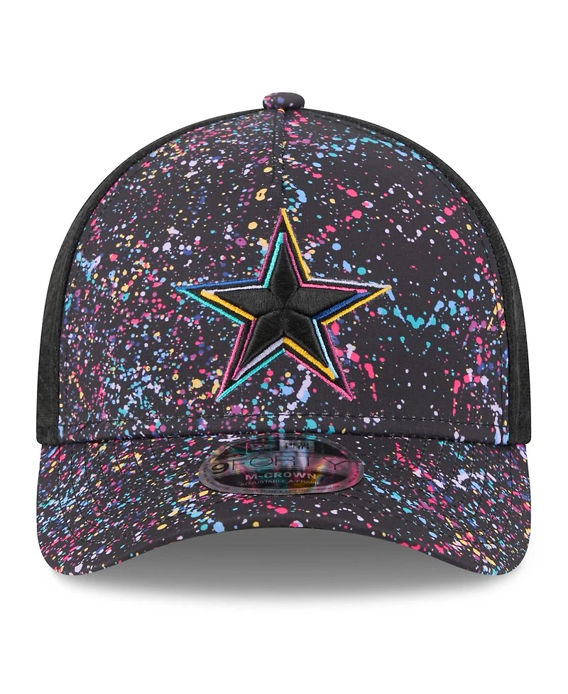 New Era Big Boys and Girls Black Dallas Cowboys 2025 Nfl Crucial Catch 9FORTY Adjustable Hat