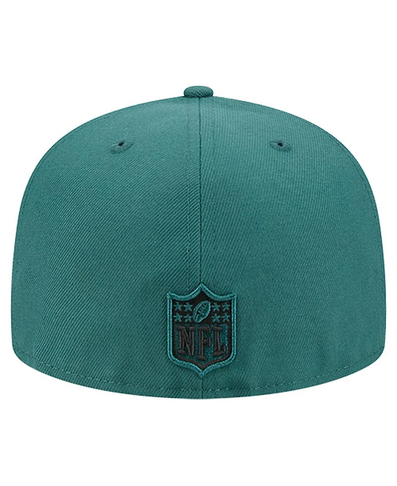 New Era Men's Midnight Green Philadelphia Eagles Tri-Hit 59FIFTY Fitted Hat
