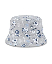 New Era Baby Boys and Girls Gray Dallas Cowboys Animal Bucket Hat
