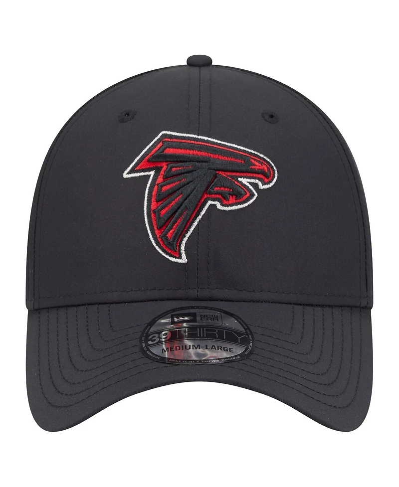 New Era Men's Black Atlanta Falcons Night 39THIRTY Flex Hat