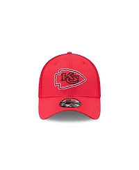 New Era Men's Red Kansas City Chiefs Outline 39THIRTY Flex Hat