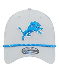 New Era Men's Blue Detroit Lions Perforated 39THIRTY Flex Hat