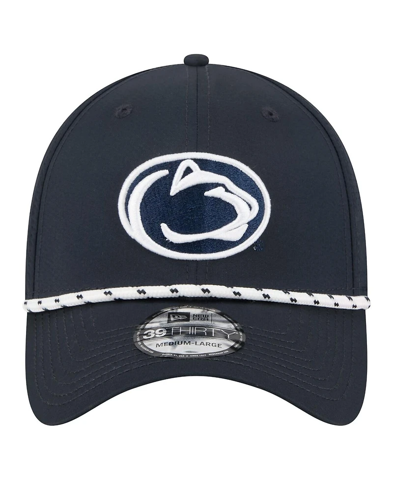 New Era Men's Navy Penn State Nittany Lions Rope 39THIRTY Flex Hat