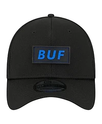 New Era Men's Black Buffalo Bills Scoreboard 39THIRTY Flex Hat