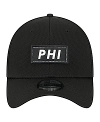 New Era Men's Black Philadelphia Eagles Scoreboard 39THIRTY Flex Hat