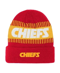 Outerstuff Big Boys and Girls Red Kansas City Chiefs Bright Lights Cuffed Knit Hat