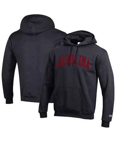 Champion Men's Black South Carolina Gamecocks Basic Arch Fleece Pullover Hoodie