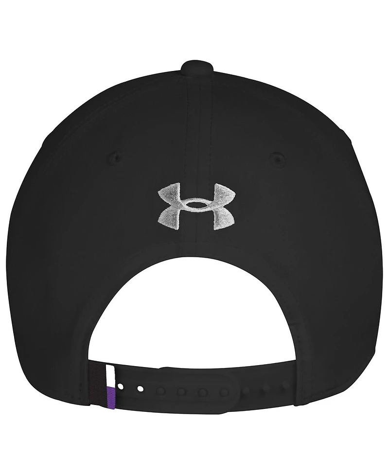 Under Armour Men's Black Northwestern Wildcats Sideline Drive Rope Adjustable Hat
