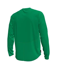 Under Armour Men's Kelly Green Notre Dame Fighting Irish Sideline Knockout Long-Sleeve T-Shirt