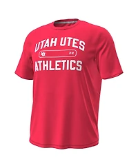 Under Armour Men's Red Utah Utes Sideline Knockout T-Shirt