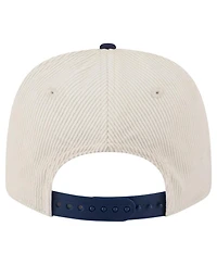 New Era Men's Cream/Navy Milwaukee Brewers Loyal 9SEVENTY Adjustable Hat