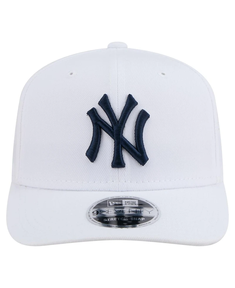 New Era Men's White New York Yankees Coolera 9SEVENTY Adjustable Hat
