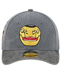 New Era Men's Charcoal/Black Vegas Golden Knights Mascot 2-Tone 9FORTY Adjustable Hat