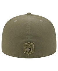 New Era Men's Olive Dallas Cowboys Color Pack A-Frame 59FIFTY Fitted Hat