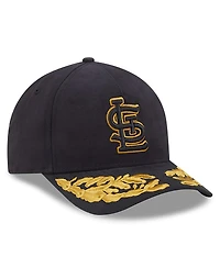 New Era Men's Black St. Louis Cardinals A-Frame 9FORTY Adjustable Hat