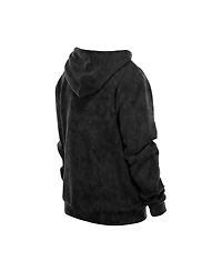 New Era Men's Black Minnesota Timberwolves Sport Night Mineral Wash Pullover Hoodie