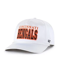 '47 Brand Women's White Cincinnati Bengals Outspoken Hitch Adjustable Hat