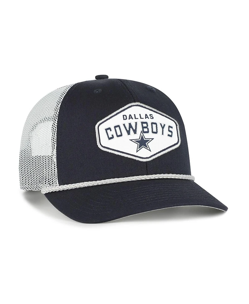 '47 Brand Big Boys and Girls Navy Dallas Cowboys Ace Out Rope Trucker Adjustable Hat