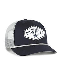 '47 Brand Big Boys and Girls Navy Dallas Cowboys Ace Out Rope Trucker Adjustable Hat