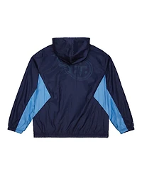 Mitchell & Ness Men's Navy Tennessee Titans Playmaker Full-Zip Windbreaker Jacket