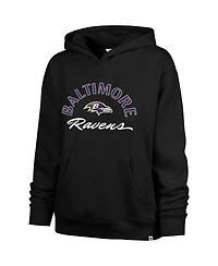 '47 Brand Women's Black Baltimore Ravens Whirlwind Naomi Pullover Hoodie