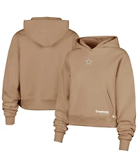 '47 Brand Women's Brown Dallas Cowboys Sue Foundation Portabella Hoodie Sweatshirt
