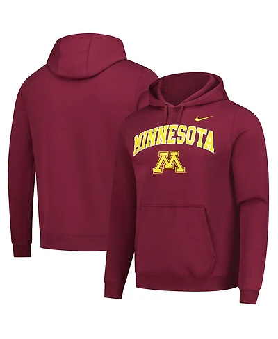 Nike Men's Maroon Minnesota Golden Gophers Club Pullover Hoodie