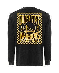 Sportiqe Men's Black Golden State Warriors Bono Long Sleeve T-Shirt