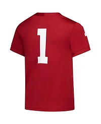 Jordan Preschool 1 Crimson Oklahoma Sooners Untouchable Replica Football Jersey