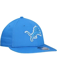 New Era Men's Blue Detroit Lions Main Low Profile 9FIFTY Snapback Hat