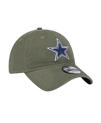 New Era Men's Olive Dallas Cowboys Main 9TWENTY Adjustable Hat