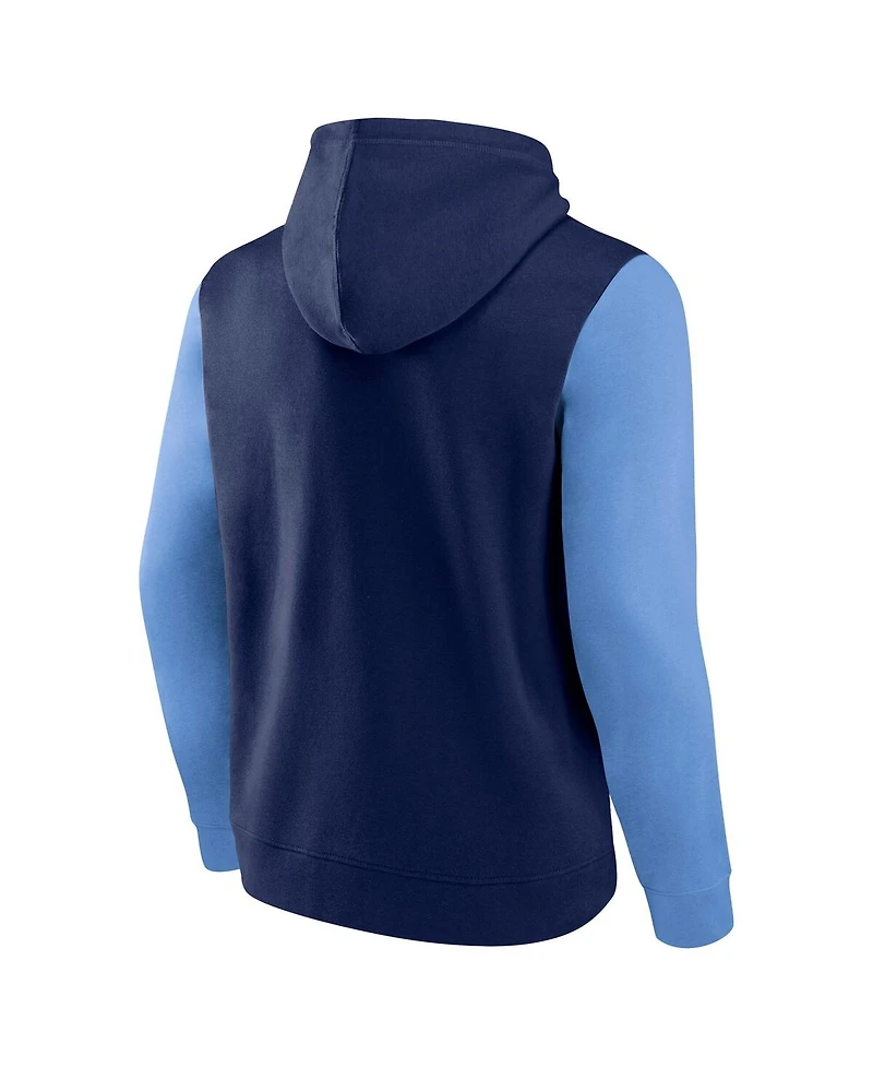 Fanatics Men's Navy Tennessee Titans Big Tall Outline Pullover Hoodie