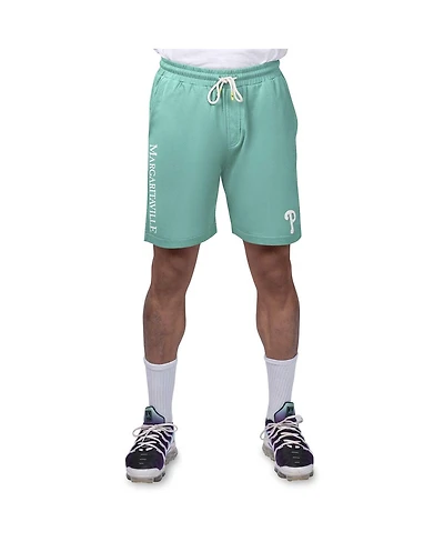 Margaritaville Men's Green Philadelphia Phillies Peached French Terry Shorts