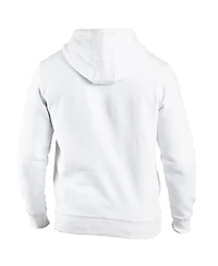 1863FC Men's White Newcastle United Team Badge Fleece Pullover Hoodie