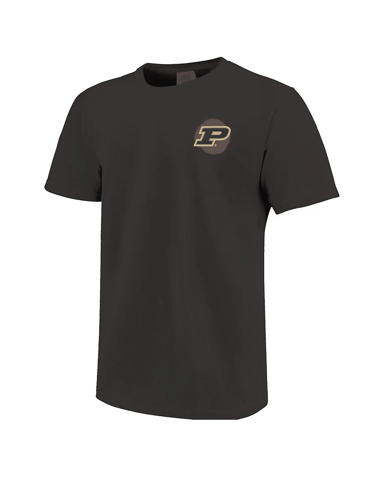 Image One Men's Black Purdue Boilermakers Hyper Local T-Shirt