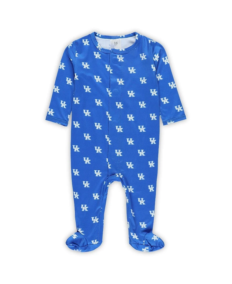 ZooZatz Baby Boys and Girls Royal Kentucky Wildcats Magnetic Closure Sleeper