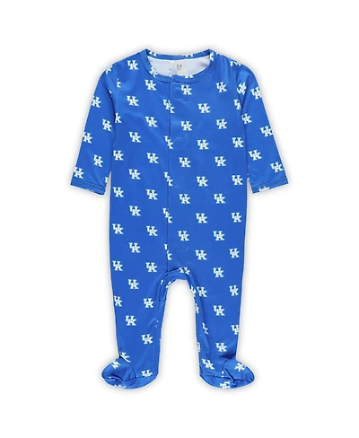ZooZatz Baby Boys and Girls Royal Kentucky Wildcats Magnetic Closure Sleeper