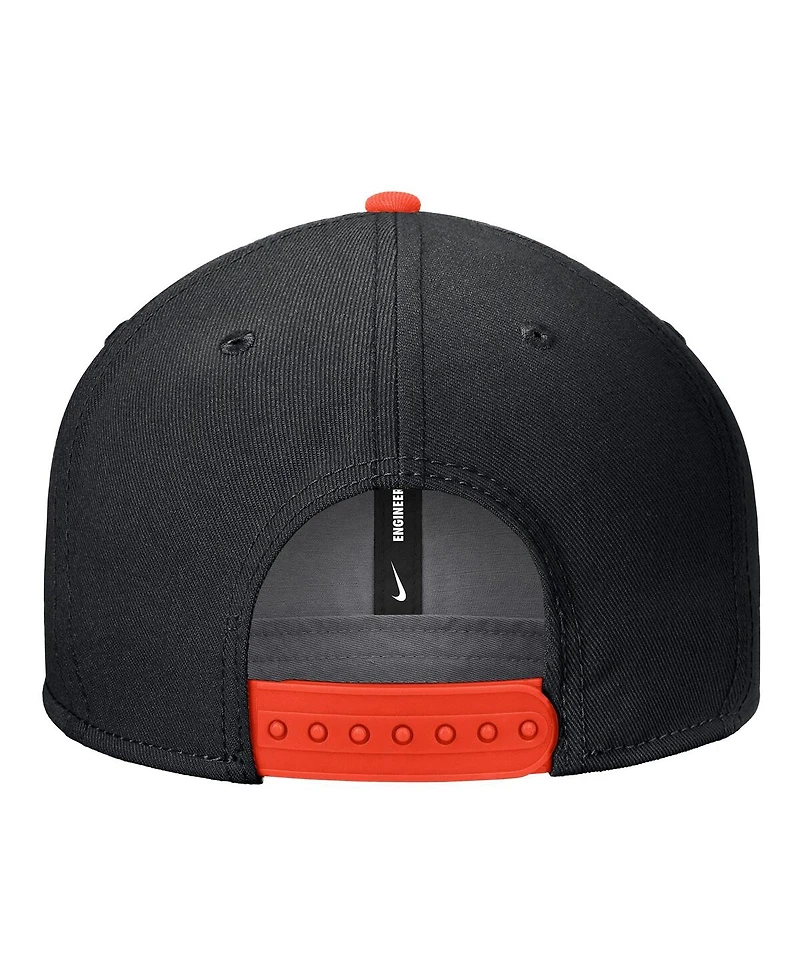 Nike Men's Black Oregon State Beavers Vintage Script Pro Dri-fit Snapback Hat