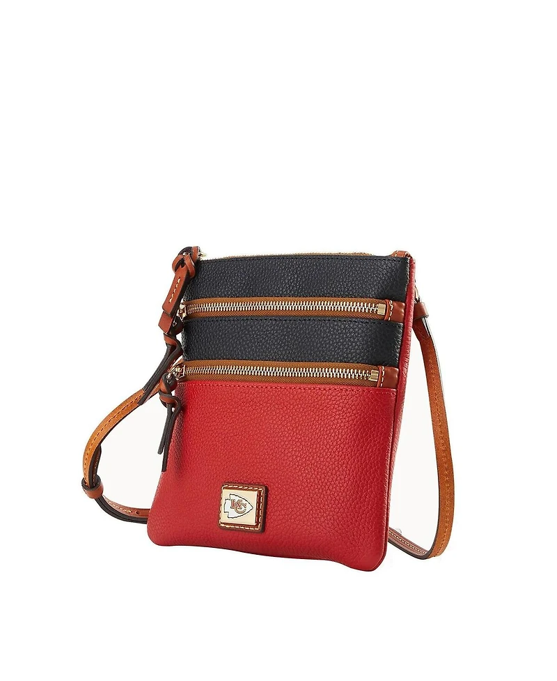 Dooney & Bourke Kansas City Chiefs Team Logo Halftime Triple Zip Crossbody Bag