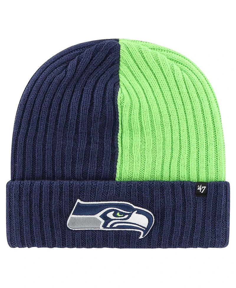 '47 Brand Men's Navy Seattle Seahawks Fracture Cuffed Knit Hat