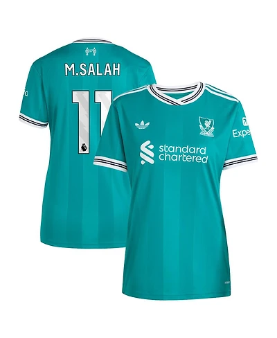 Adidas Women's Mohamed Salah Green Liverpool 2025/26 Third Replica Player Jersey