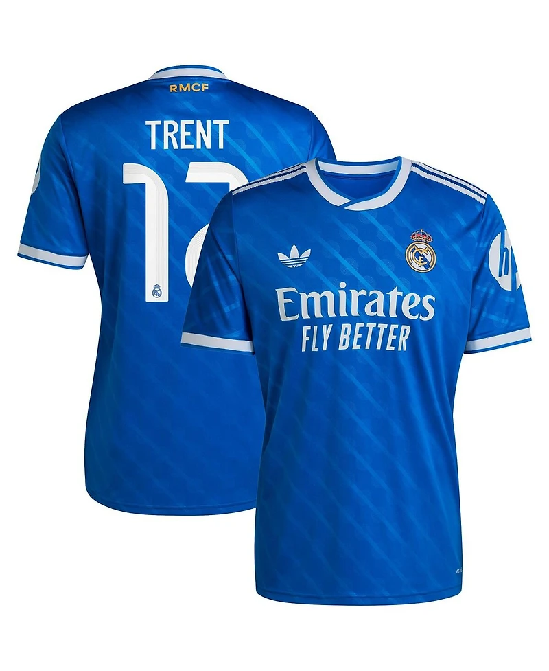 Adidas Men's Trent Alexander-Arnold Blue Real Madrid 2025/26 Third Replica Player Jersey