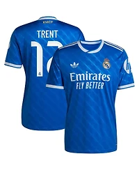 Adidas Men's Trent Alexander-Arnold Blue Real Madrid 2025/26 Third Replica Player Jersey
