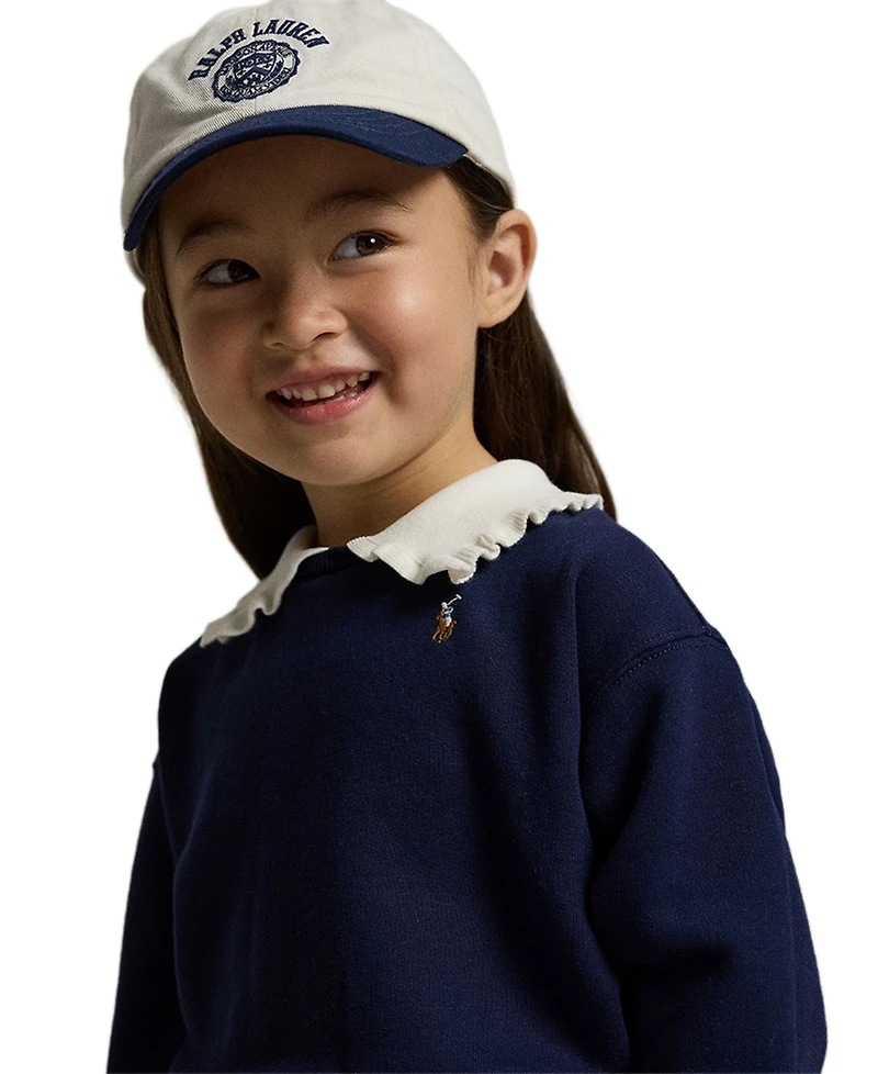 Polo Ralph Lauren Girls 2T-6X Collared Sweatshirt