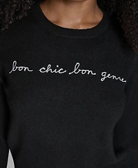 Bcbg Women's Bon Chic Genre Long Sleeve Sweater