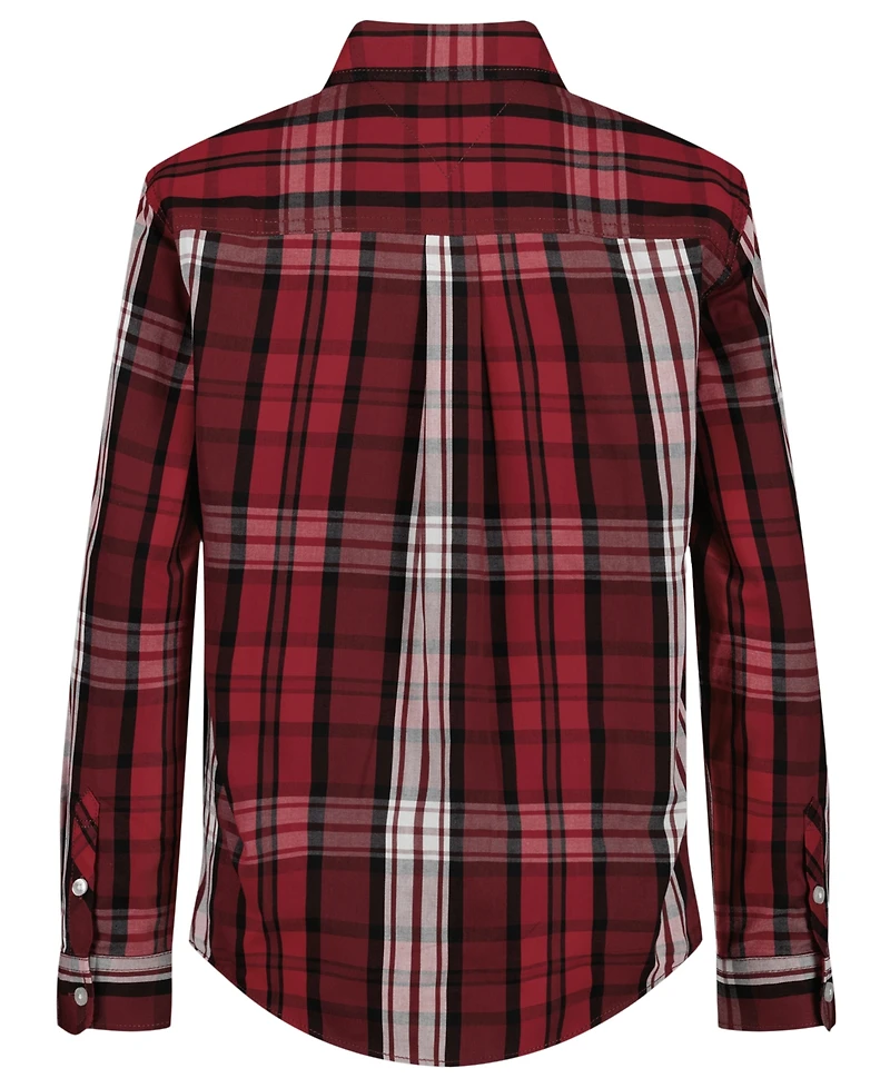 Tommy Hilfiger Boys 8-20 Holiday Long-Sleeve Plaid Shirt