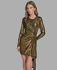 Bcbg Women's Side Knot Sheath Dress